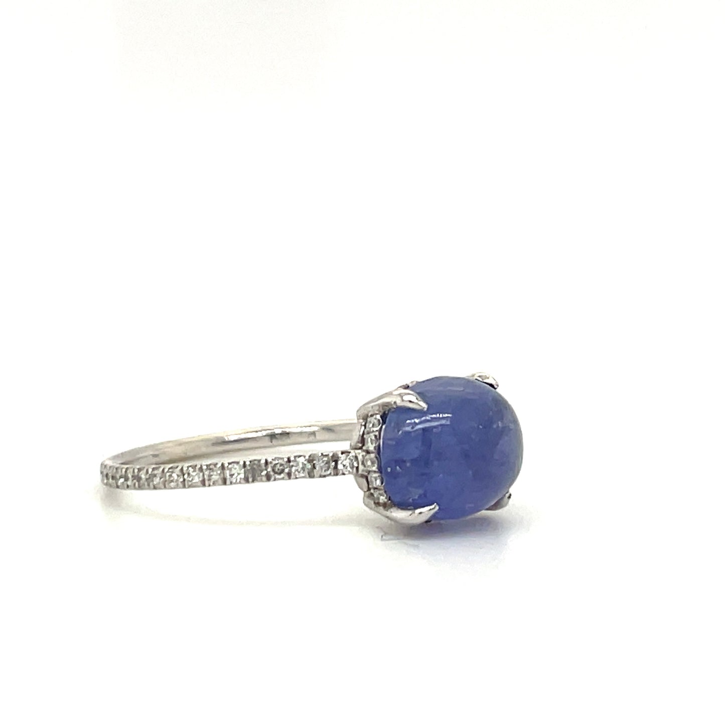 The Violet Tanzanite Cabochon