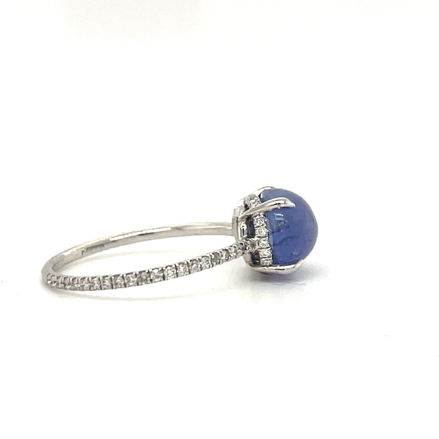 The Violet Tanzanite Cabochon