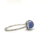 The Violet Tanzanite Cabochon