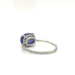 The Violet Tanzanite Cabochon