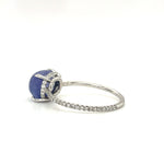The Violet Tanzanite Cabochon