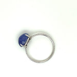 The Violet Tanzanite Cabochon