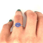 The Violet Tanzanite Cabochon