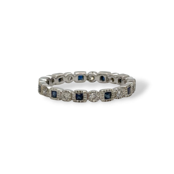 Sapphire and Diamond Ring