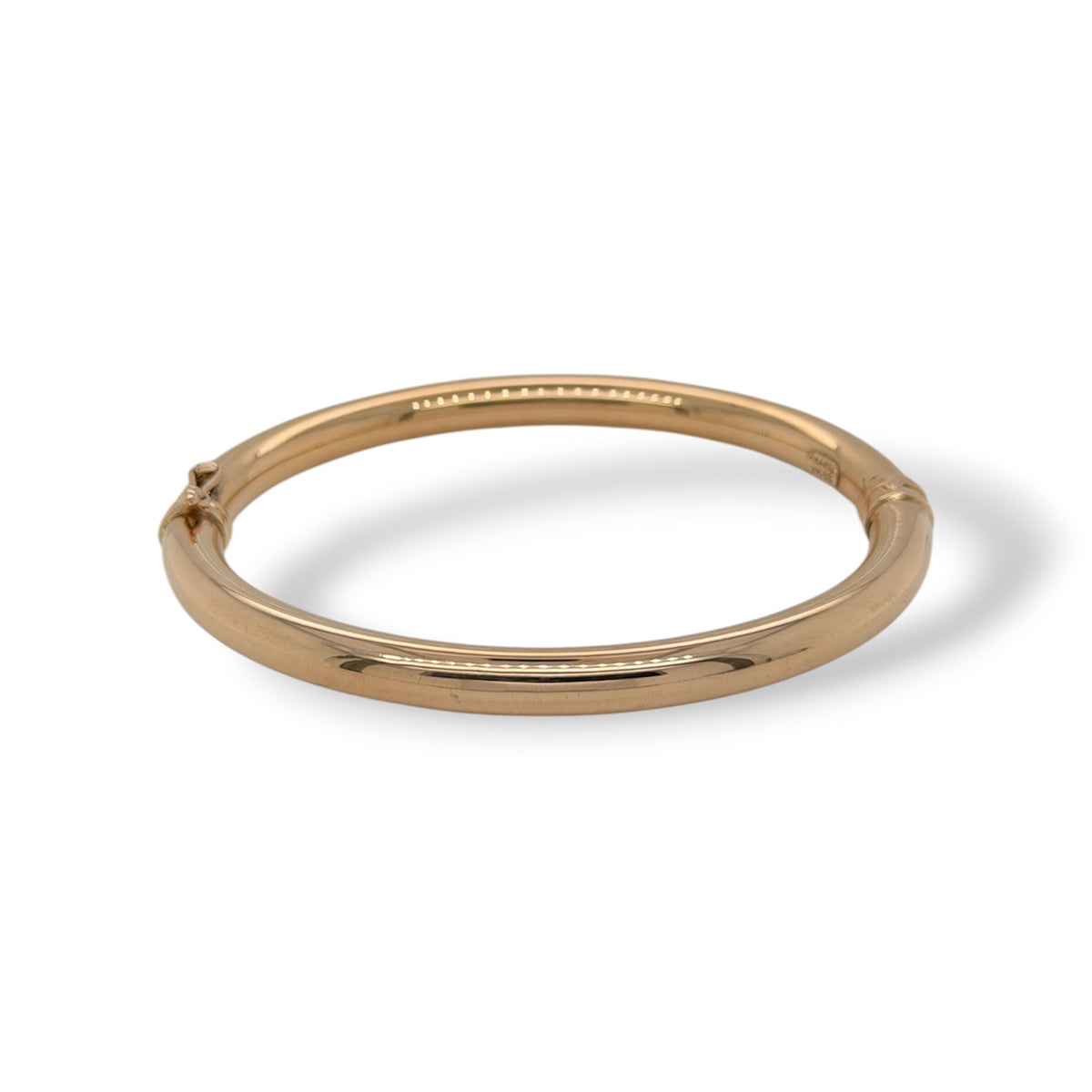Rose Gold Bubbled Bangle