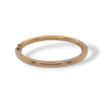 Rose Gold Bubbled Bangle