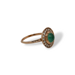 Emerald & Diamond Halo