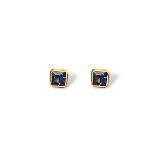 Blue Sapphire Studs