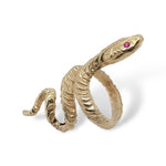 SNAKE EYES The Serpent Ruby Ring