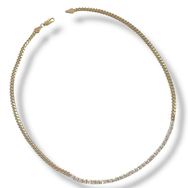 Link Diamond Necklace
