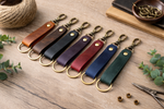 Genuine Leather Keychain - Customize