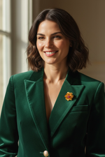 Van Cleef & Ariel’s Ruby Floral Motif Brooch