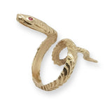 SNAKE EYES The Serpent Ruby Ring