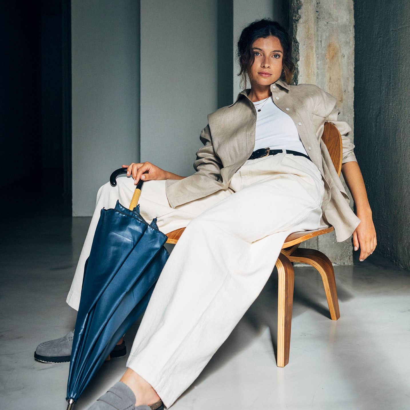 EZPELETA Smooth Auto Umbrella with design details