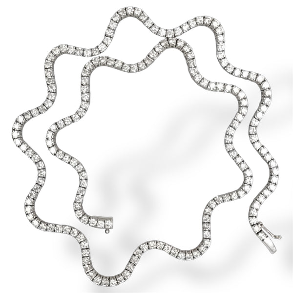 Moonlit Wave Necklace