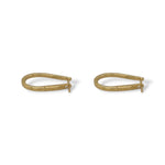 Golden Light Inside Out Hoops