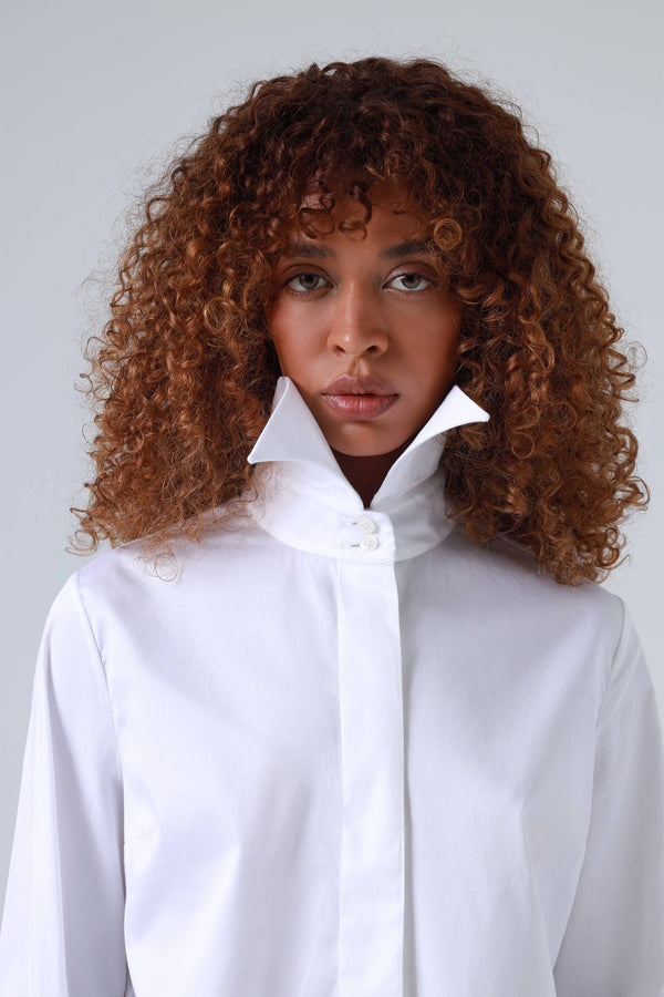 Classic White Shirt with French Cuffs