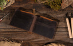 Leather Wallet,  Bifold Wallet, Handmade Wallet
