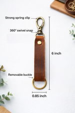 Genuine Leather Keychain - Customize