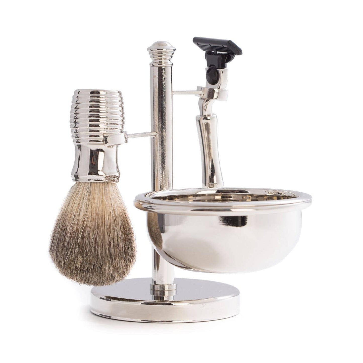 Luxe Chrome Shaving Set I