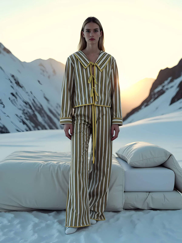 Spring Blizzard Striped Pant