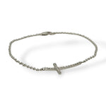 Diamond Cross Bracelet