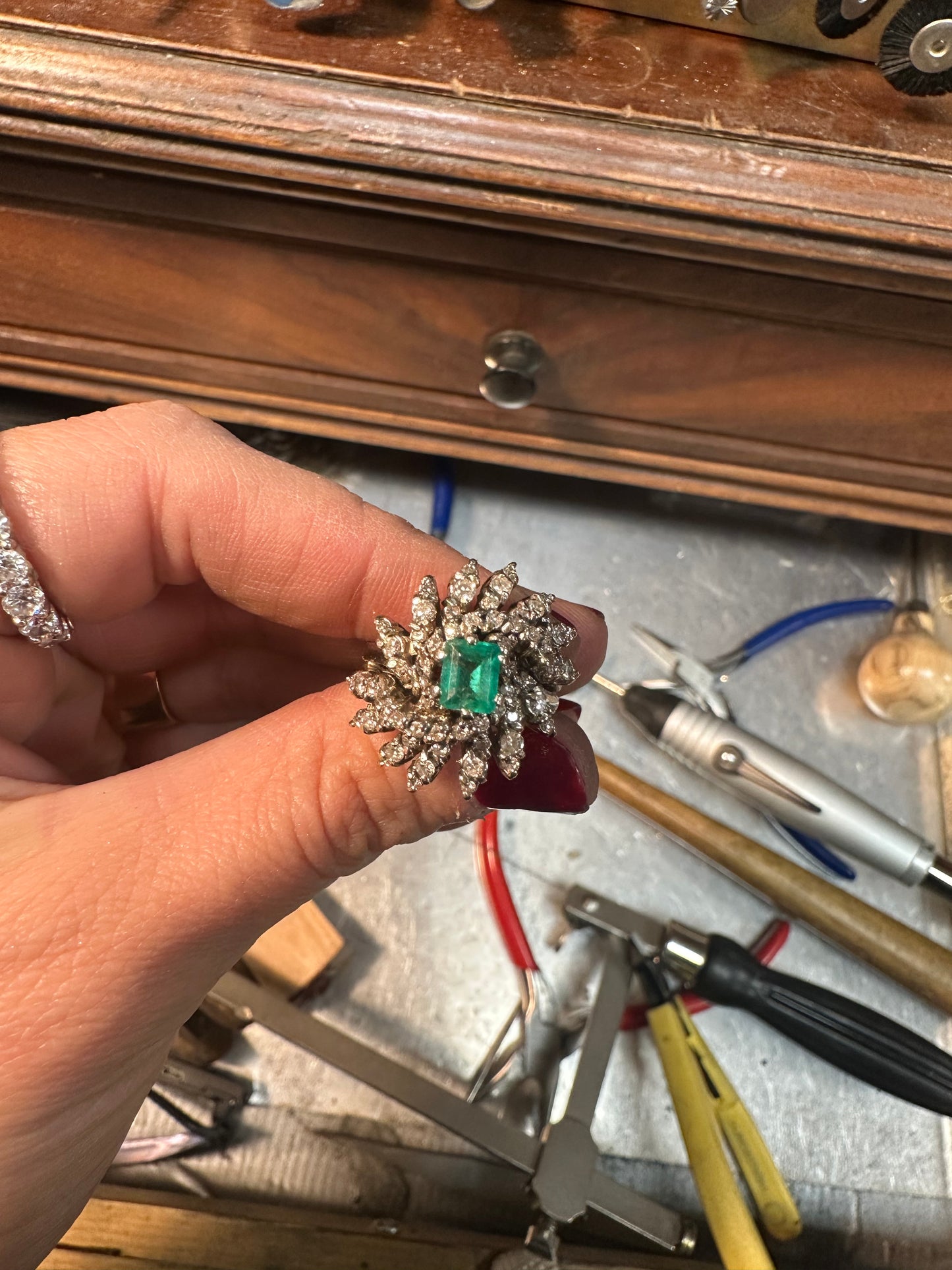 Conversion/ Ring emerald