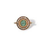 Emerald & Diamond Halo