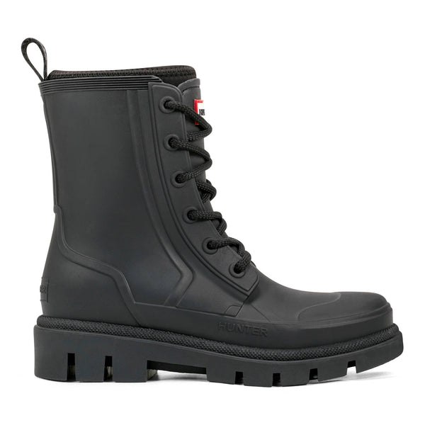Diana 100% Waterproof lace up rainboot with neoprene upper.