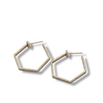 Diamond Hex Shaped Hoop