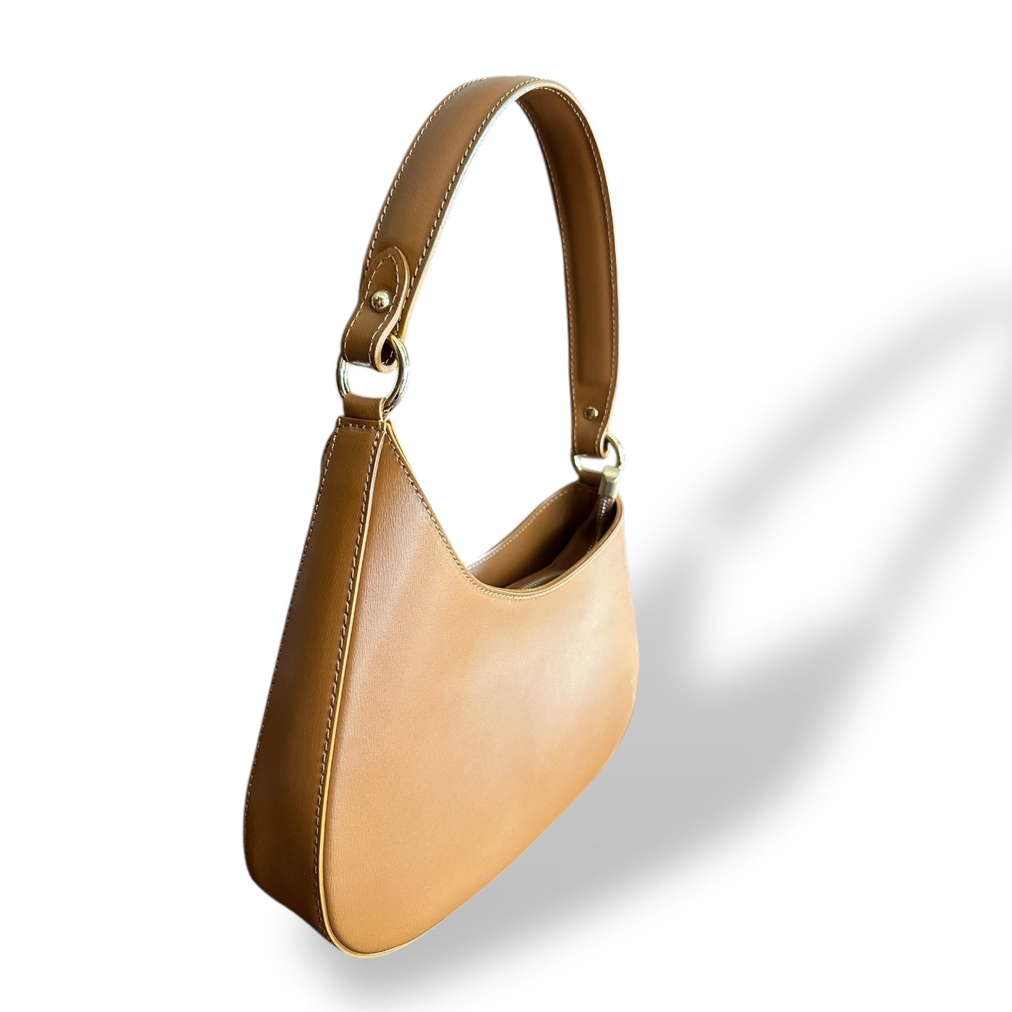 The Hillary, Brushed Leather Clutch