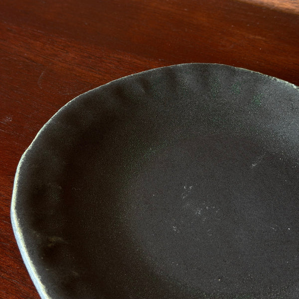 Dark Denim Appetizer Plate