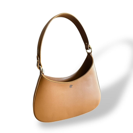 The Hillary, Brushed Leather Clutch