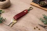 Genuine Leather Keychain - Customize