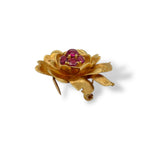 Van Cleef & Ariel’s Ruby Floral Motif Brooch