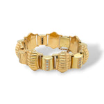 Retro-style Dome Link Bracelet