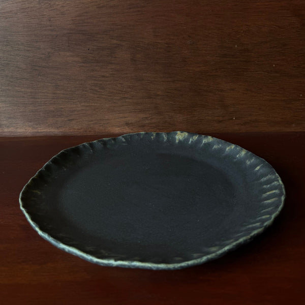 Dark Denim Dinner Plate