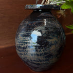 Grid Fossil Flower Vase