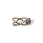 Tanzanite Cross Ring