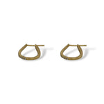 Golden Light Inside Out Hoops