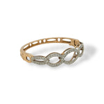 Diamond Infinity Bangle