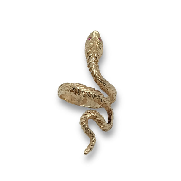 SNAKE EYES The Serpent Ruby Ring
