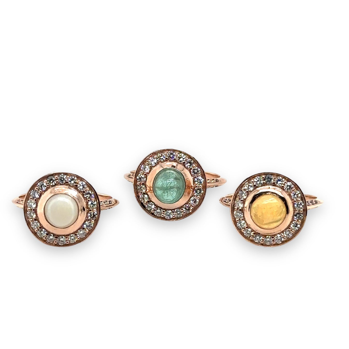 Emerald & Diamond Halo