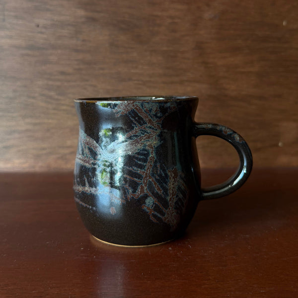Grid Fossil Mug - Round