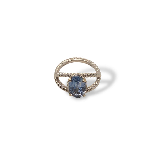 Tanzanite Cross Ring