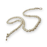 Choker Pearls & Gold Toggle