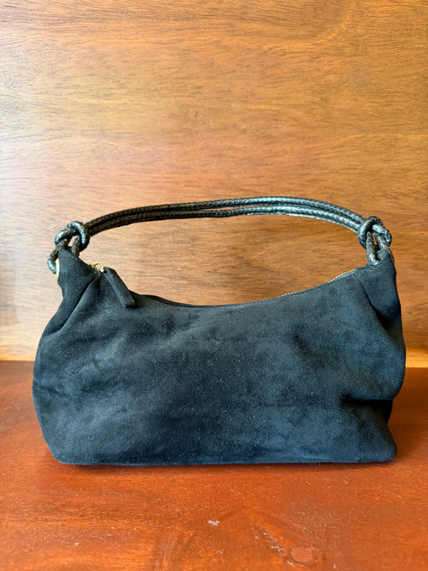Suede Leather Handbag