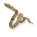 SNAKE EYES The Serpent Ruby Ring