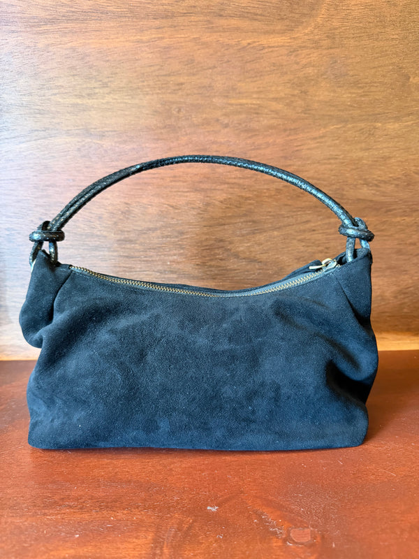 Suede Leather Handbag
