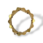 Retro-style Dome Link Bracelet